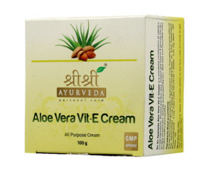 Aloe Vera Vitamin E cream Sri Sri Tattva, 100 克