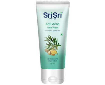 Anti acne face wash Sri Sri Tattva, 60 毫升