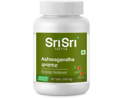 Ashwagandha Sri Sri Tattva, 60 药片