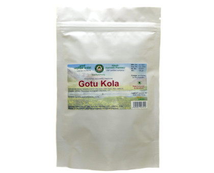 Gotu Kola 粉末 Adarsh Ayurvedic, 100 克