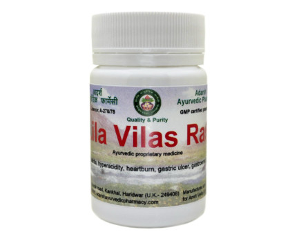 Lila Vilas Ras Adarsh Ayurvedic, 20 克 ~ 100 药片