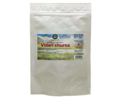 Vidari 粉末 Adarsh Ayurvedic, 100 克