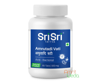 Amrutadi vati Sri Sri Tattva, 60 药片