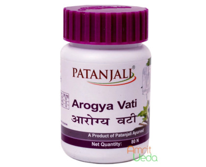 Arogya vati Patanjali, 80 药片