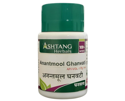 Anantmool 提取物 Ashtang (Anantmool ghanvati Ashtang), 60 药片