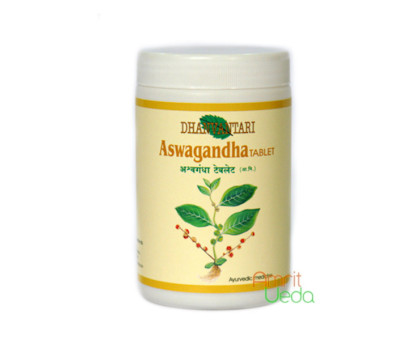 Ashwagandha Dhanvantari, 200 克 ~ 400 药片 ~ 400 药片