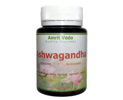 Ashwagandha Amrit Veda, 60 胶囊