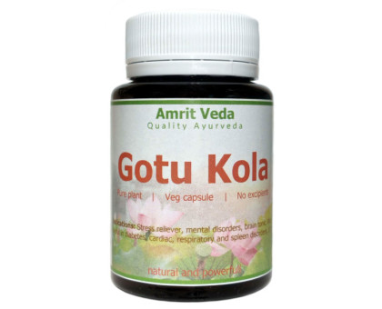 Gotu Kola Amrit Veda, 60 胶囊