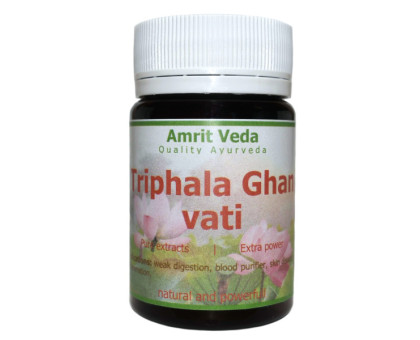 Triphala 提取物 Amrit Veda, 60 药片