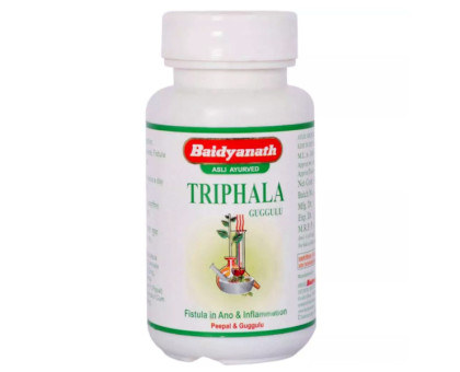 Triphala Guggulu Baidyanath, 80 药片 - 25 克