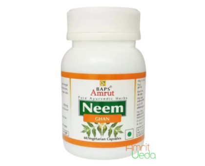 Neem 提取物 BAPS Amruth, 60 胶囊