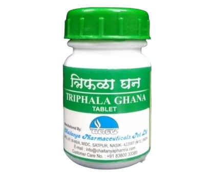 Triphala 提取物 Chaitanya (Triphala 提取物a Chaitanya), 60 药片