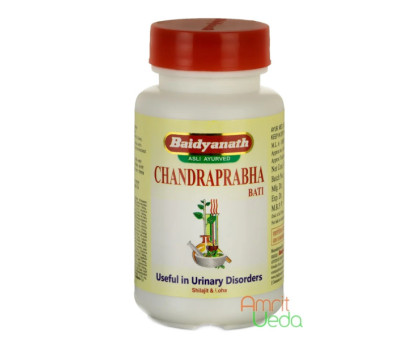 Chandraprabha bati Baidyanath, 80 药片 - 28 克