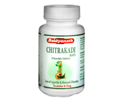 Chitrakadi bati Baidyanath, 80 药片 - 24 克