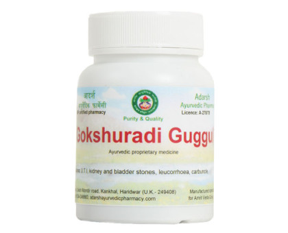 Gokshuradi Guggul Adarsh Ayurvedic, 40 克 ~ 100 药片