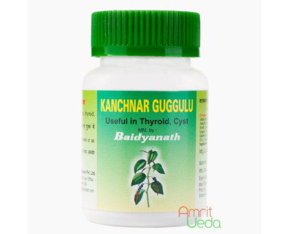 Kanchnar Guggul Baidyanath, 80 药片 - 30 克