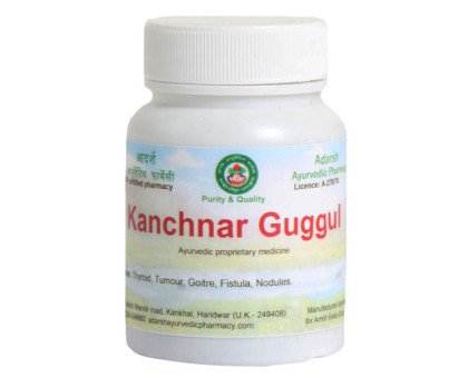 Kanchnar Guggul Adarsh Ayurvedic, 40 克 ~ 120 药片