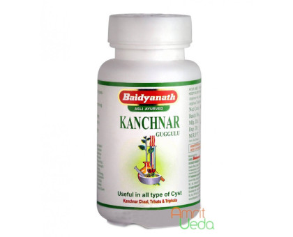 Kanchnar Guggul Baidyanath, 80 药片 - 30 克