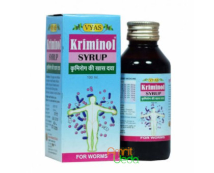 Kriminol syrup Vyas Pharmacy, 100 毫升