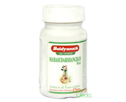 Mahasudarshan 提取物 bati Baidyanath, 40 药片 - 10 克