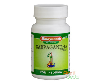 Sarpagandha Baidyanath, 50 药片 - 23 克 - 23 克