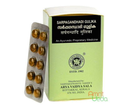 Sarpagandhadi gulika Kottakkal, 100 药片