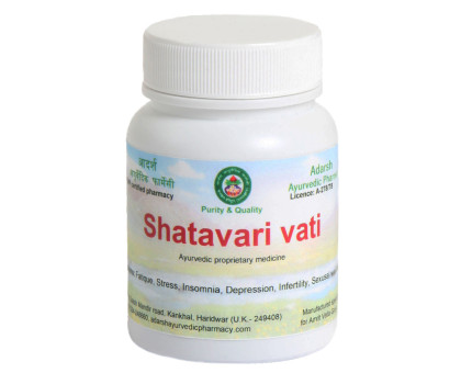 Shatavari vati Adarsh Ayurvedic, 50 克 ~ 90 药片