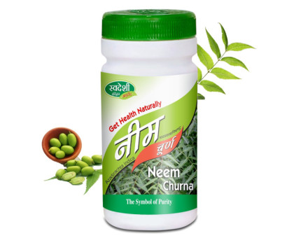 Neem 粉末 Swadeshi Ayurved, 100 克