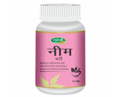 Neem Swadeshi Ayurved, 60 药片 - 33 克