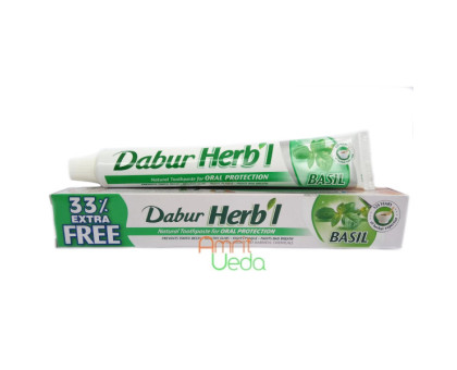 Toothpaste Basil Dabur, 100 克