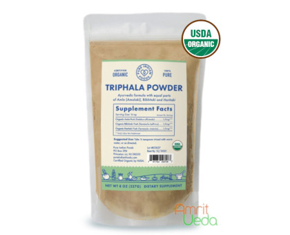 Triphala 粉末 Pure Indian Foods, 227 克