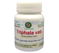 Triphala vati, 50 克 ~ 100 药片