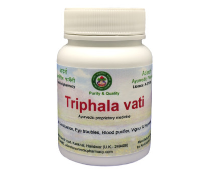 Triphala vati Adarsh Ayurvedic, 100 克 ~ 200 药片