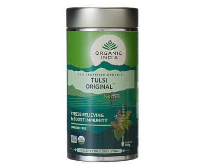 Tulsi Original 茶 Organic India, 100 克