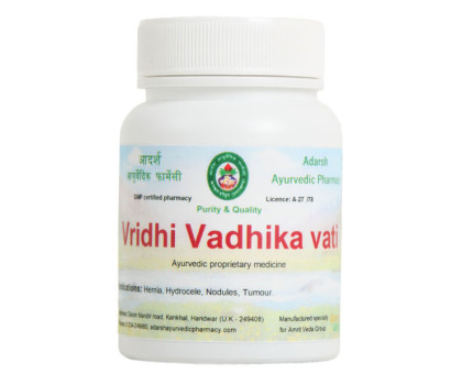 Vridhi Vadhika vati Adarsh Ayurvedic, 40 克 ~ 130 药片