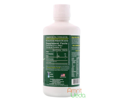 Aloe vera 果汁 Real Aloe Solutions, 960 毫升