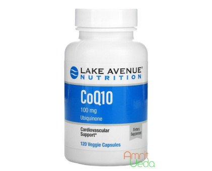 Coenzyme Q10 100 mg Lake Avenue, 120 胶囊