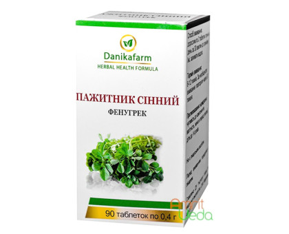 Fenugreek Danikafarm, 90 药片