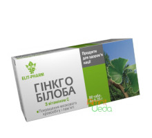 Ginkgo Biloba + vitamin C, 80 药片