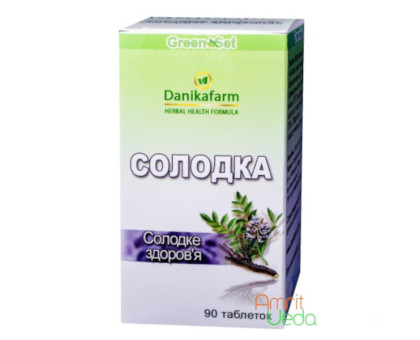 Licorice root Danikafarm, 90 药片