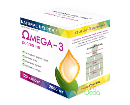 Omega 3 herbal Natural Helper, 120 胶囊