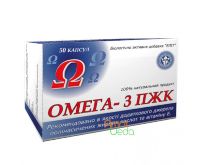 Omega 3 PUFA Elit-Pharm, 50 胶囊