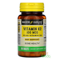 Vitamin K2 plus D3, 100 药片