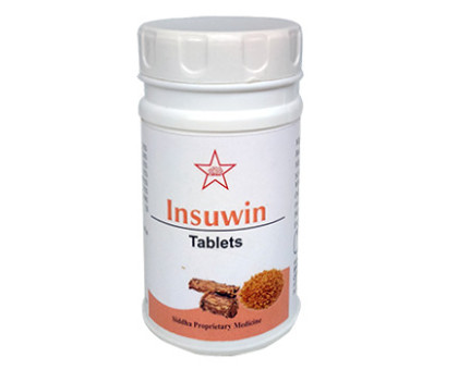 Insuwin SKM Siddha Ayurveda, 100 药片