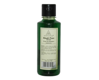 Neem Sat Shampoo Khadi, 210 毫升