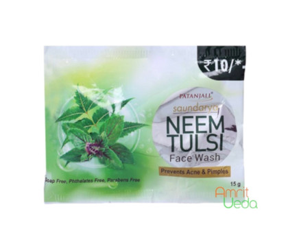 Face wash Saundarya Neem-Tulsi Patanjali, 15 克