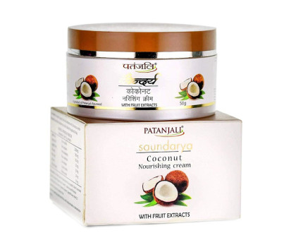 Cream nourishing coconut Soundarya Patanjali, 50 克