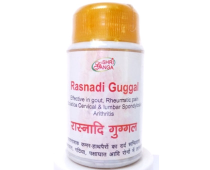 Rasnadi Guggul Shri Ganga, 50 克 - 100 药片 - 100 药片