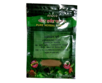 Vidanga grinded seeds NidCo, 25 克